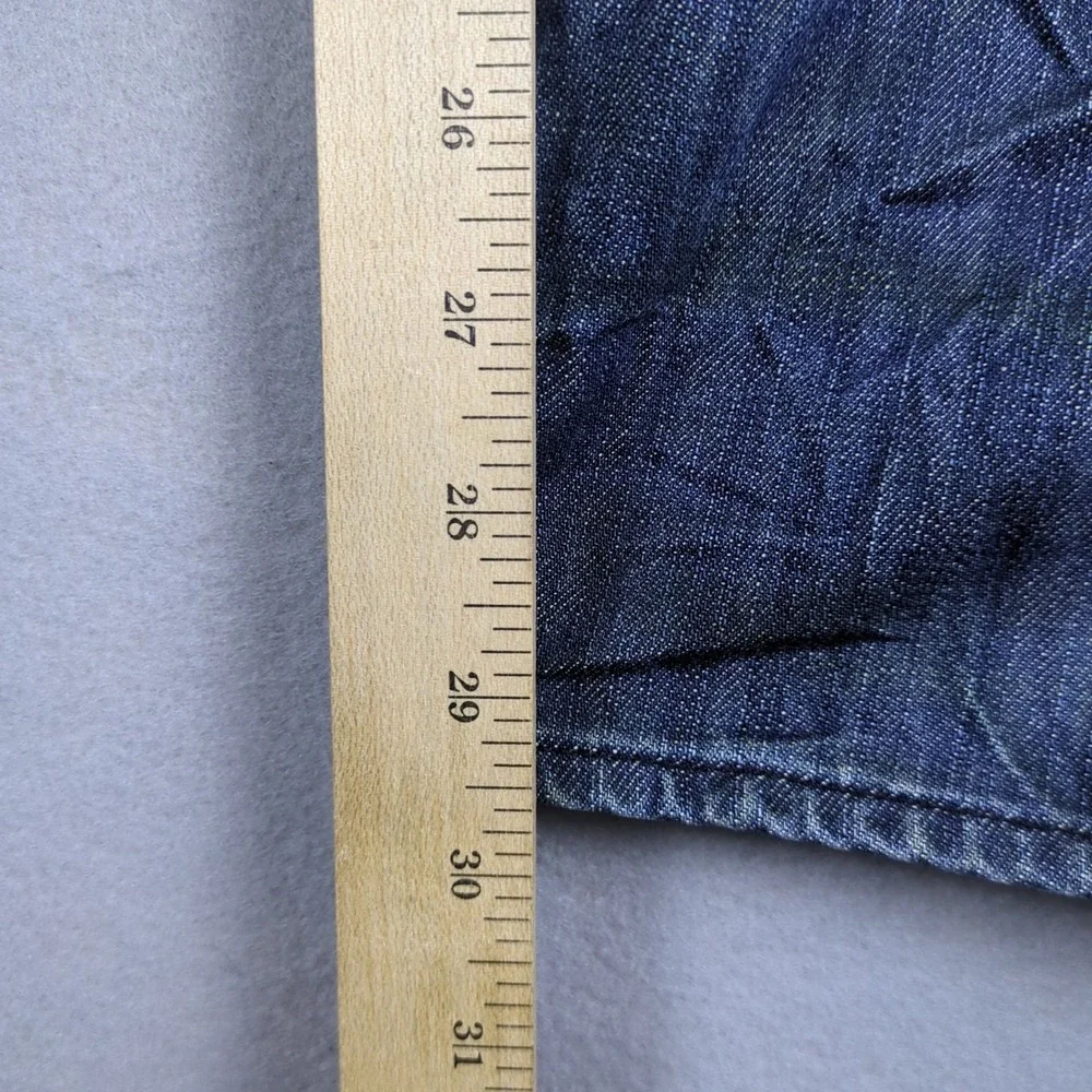 Rock & Republic Jeans Mens 30x30 Blue Dirty Denim Medium Wash Distressed Colburg